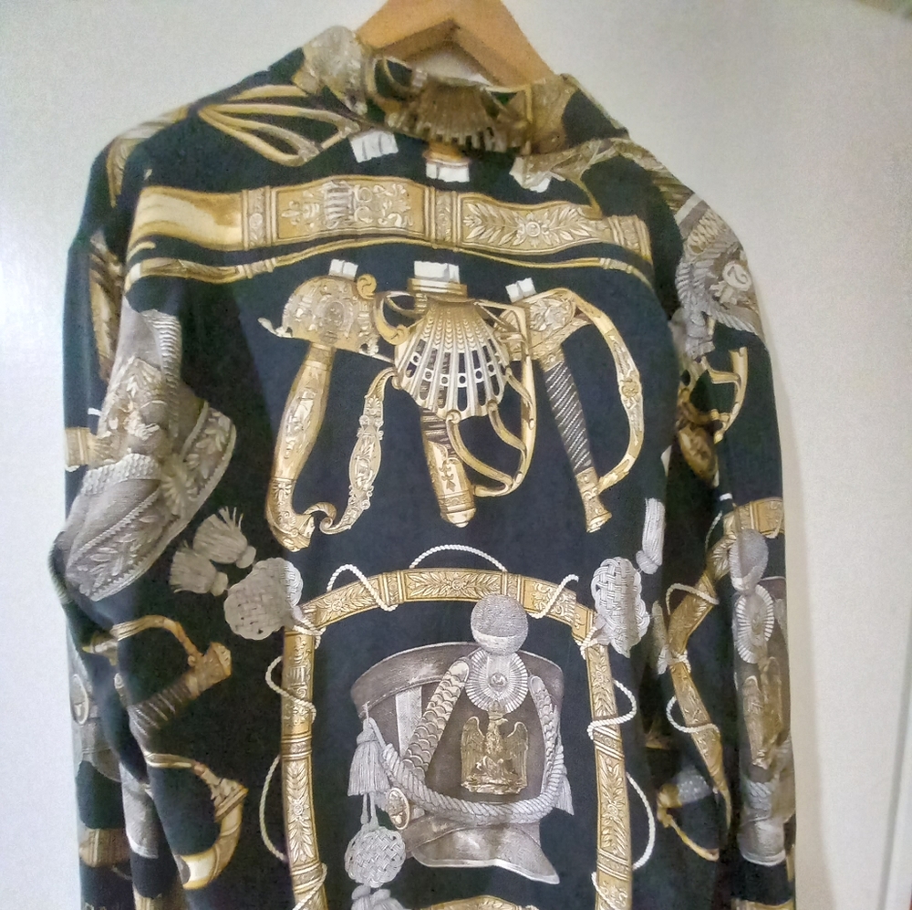 Casual,  dress shirt Hermes ,vintage, size M